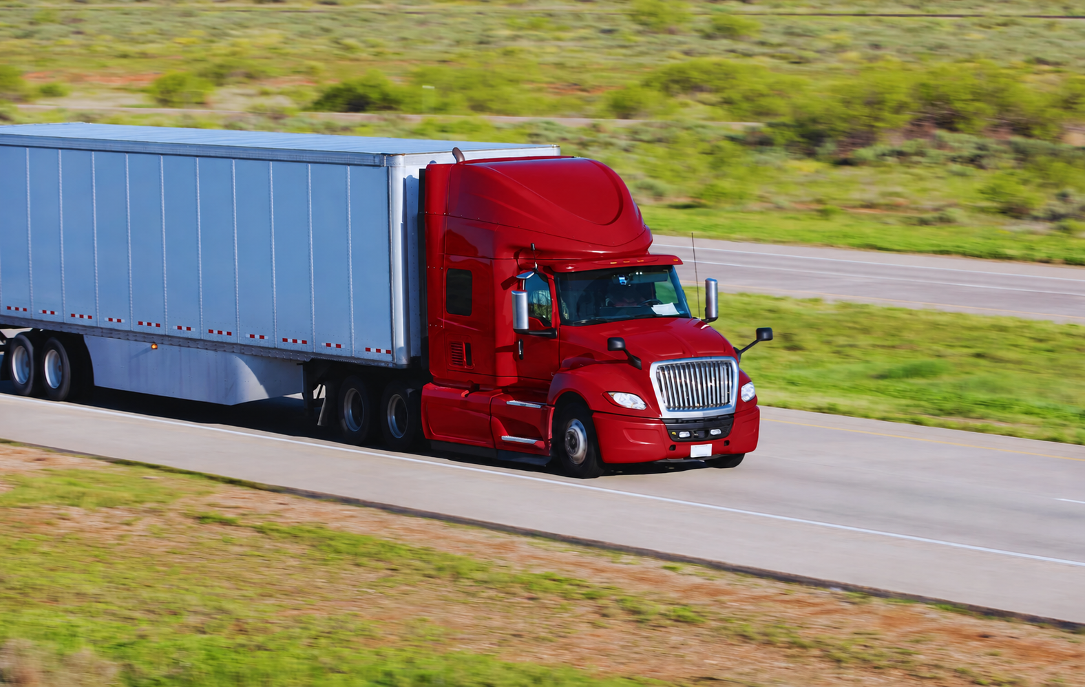 Professional truck transportation on the highway